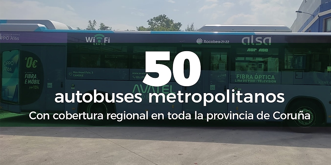 50 autobuses